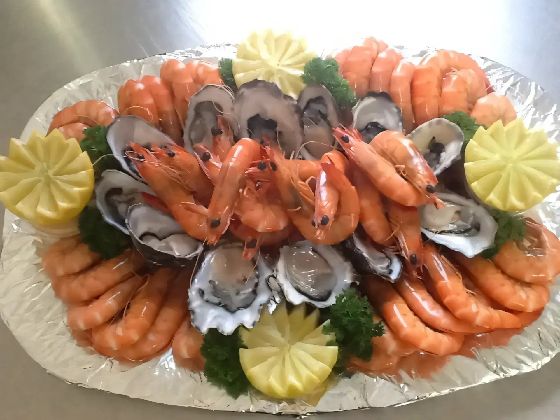 Several Trays Of Food — Noosaville Fish Market In Tewantin, QLD