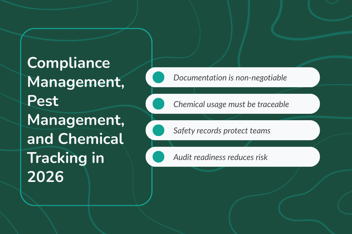 Compliance Management, Pest Management, and Chemical Tracking in 2026