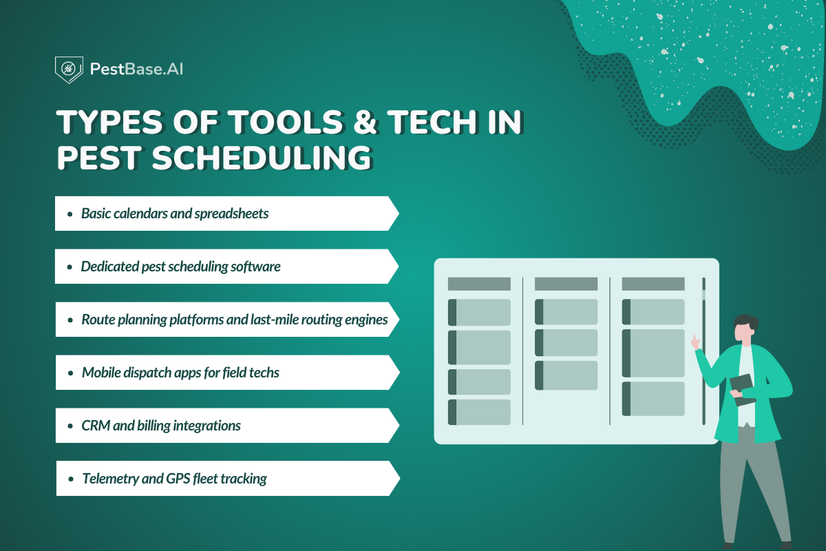 Types of Tools & Tech in Pest Scheduling