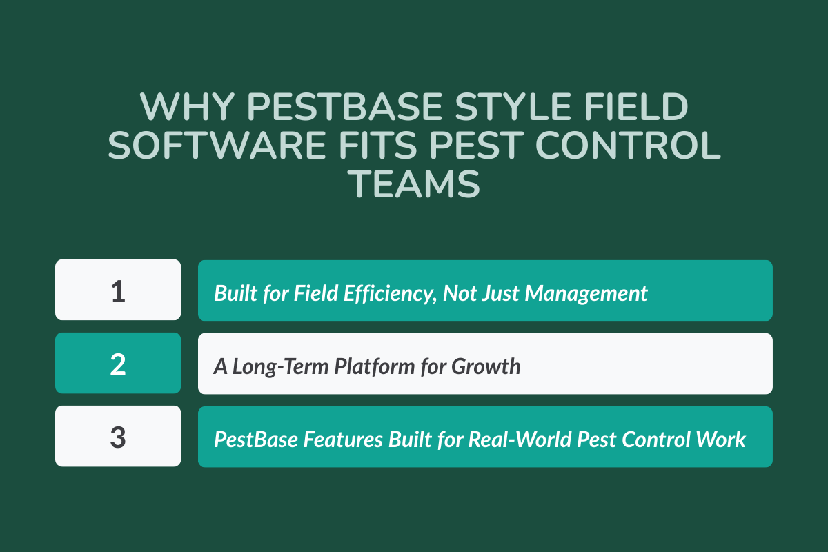 Why PestBase Field Software Fits Pest Control Teams?