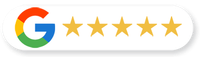 A google logo with five stars on it
