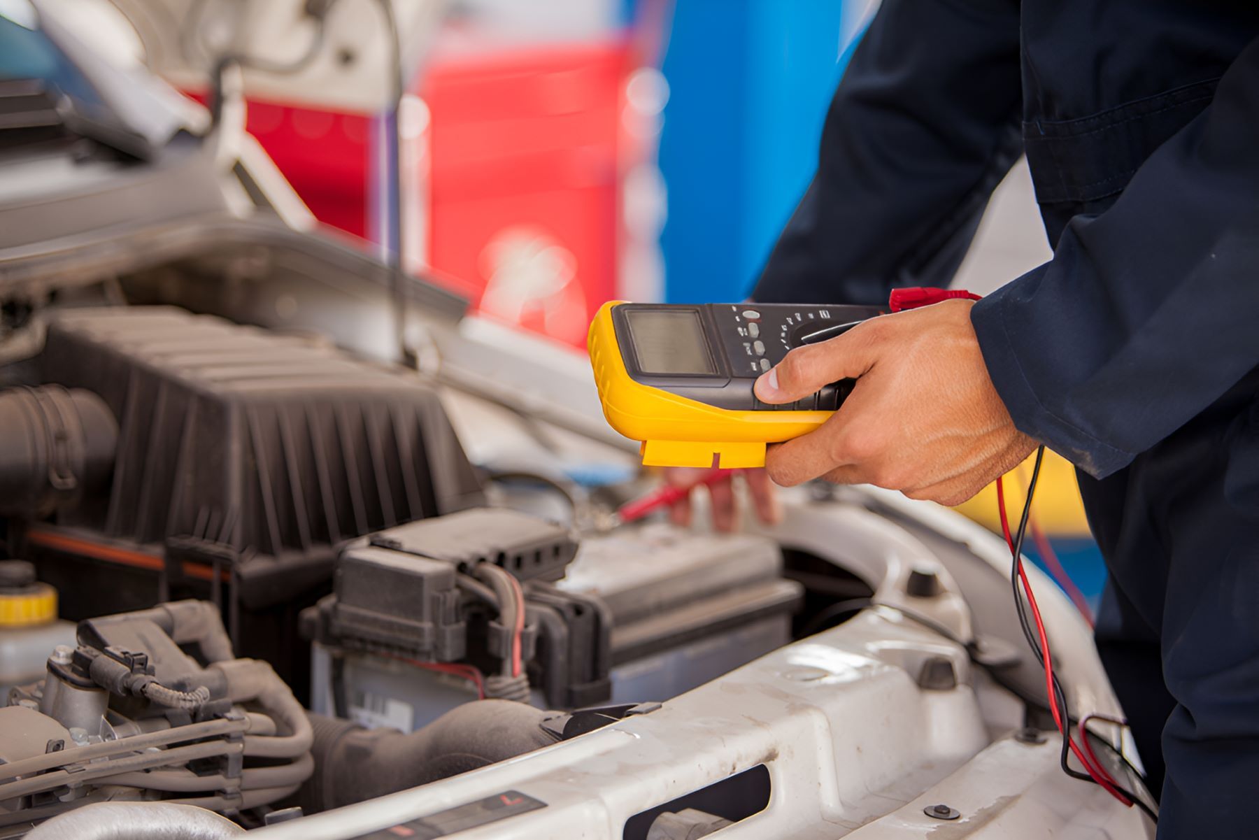 A Mechanic is Working on a Car — SMK Rural & Mechanical Pty Ltd in Rockhampton City, QLD