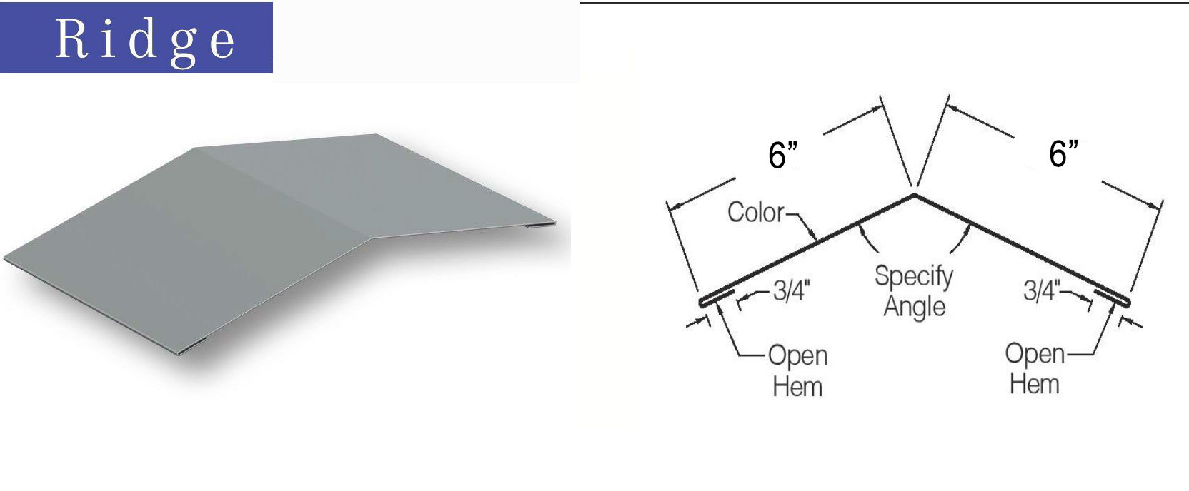 Custom Metal Ridge CCR Metals - Trim Fabrication