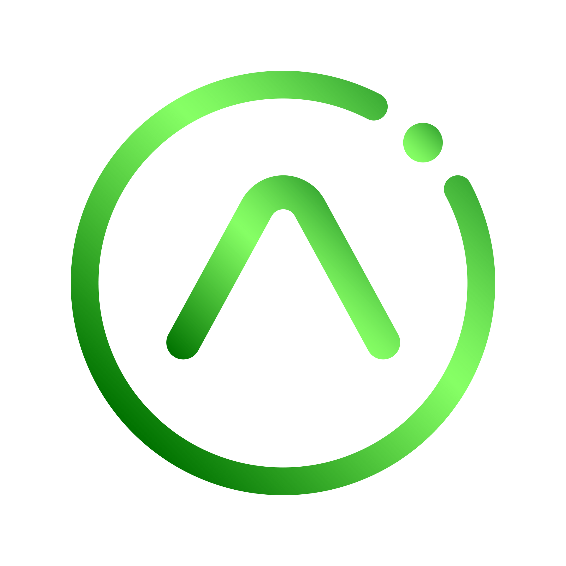 A green circle with a letter n inside of it.