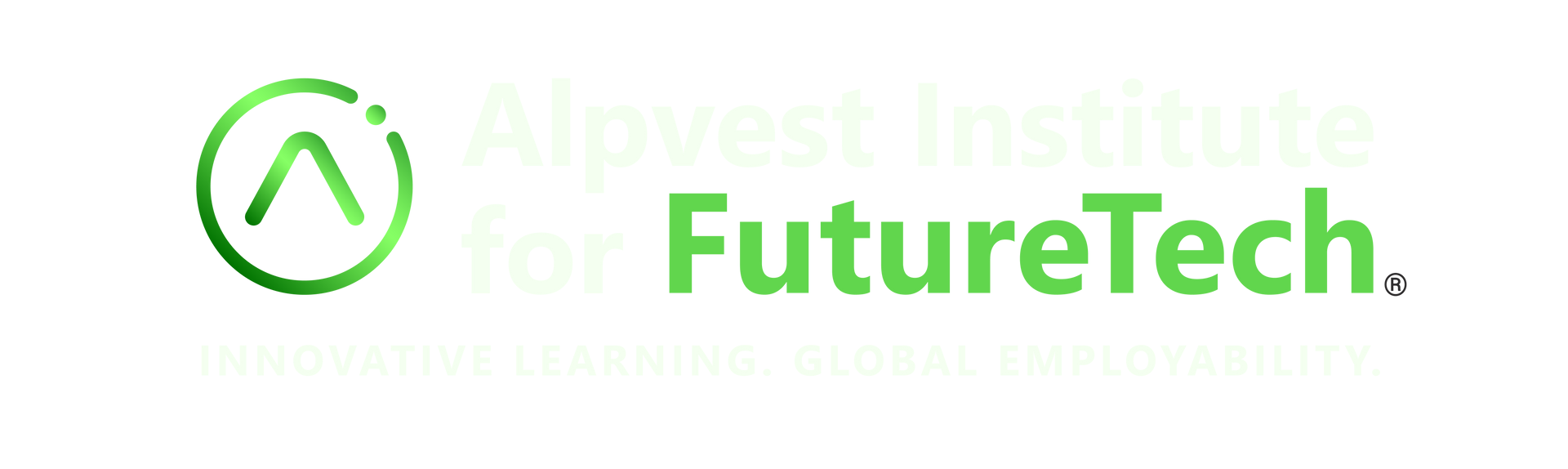 A logo for a company called almost institute for future tech