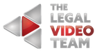 Logo reading “The Legal Video Team” with gray and red triangular shapes