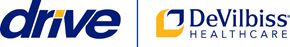 A logo for drive and devilbiss healthcare