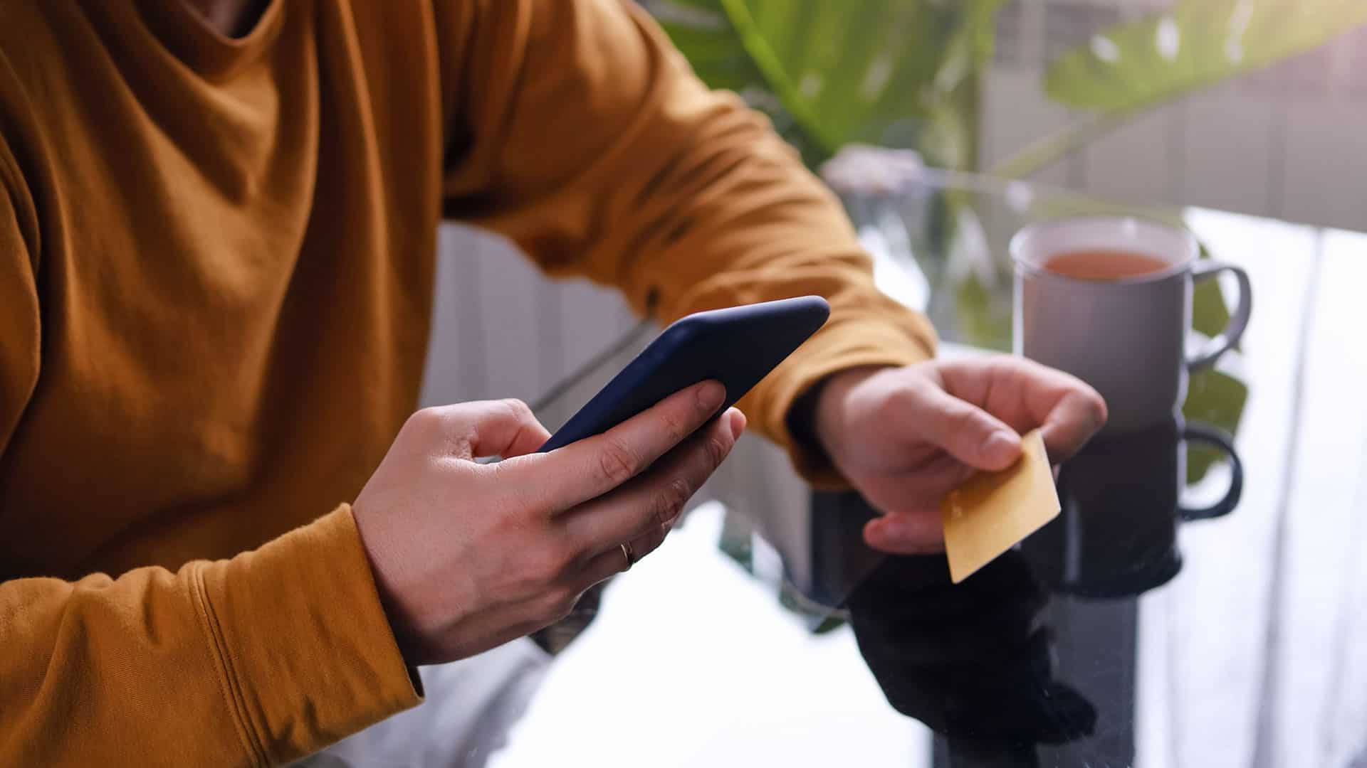 Photo of a woman using her business phone system
