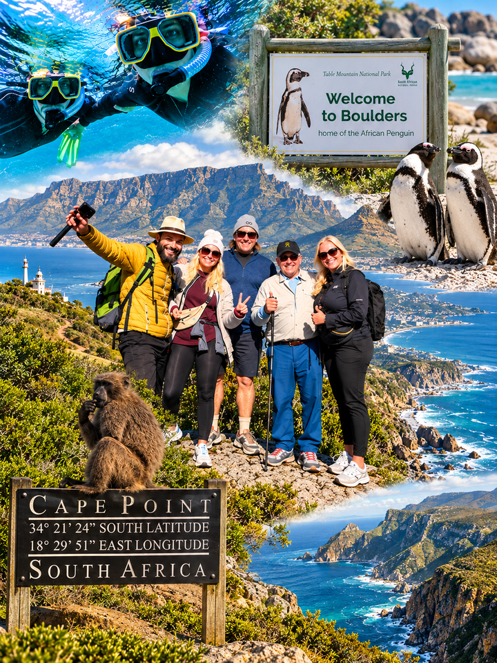 Family Full-Day adventure tour experience travel in Cape Town 