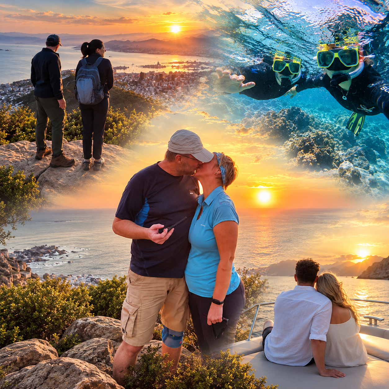 Full-Day Couple Signature Experience in Cape Town, Liosn Head, Snorkelling, Boulders Beach Experience