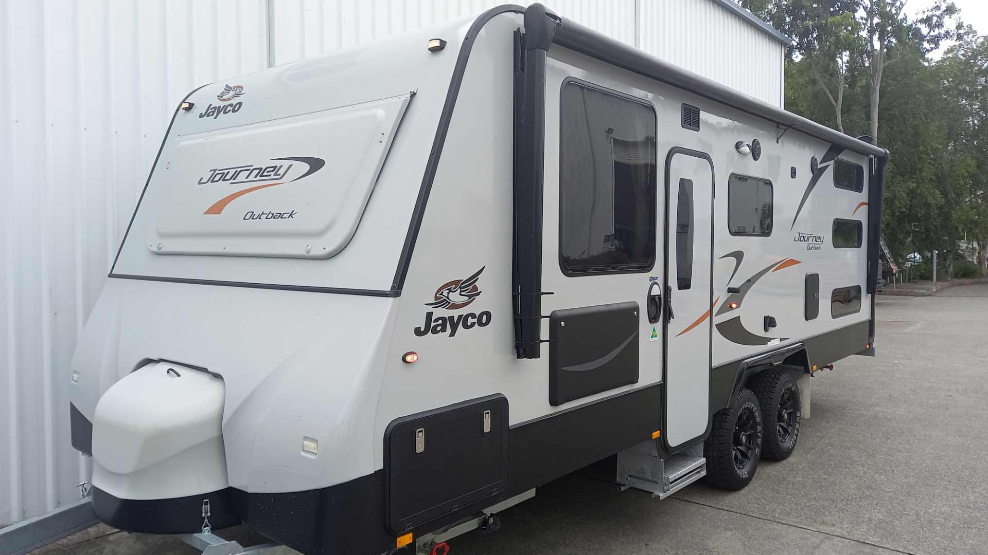 A White And Black RV — Lake Macquarie Caravan Repairs In Cardiff, NSW