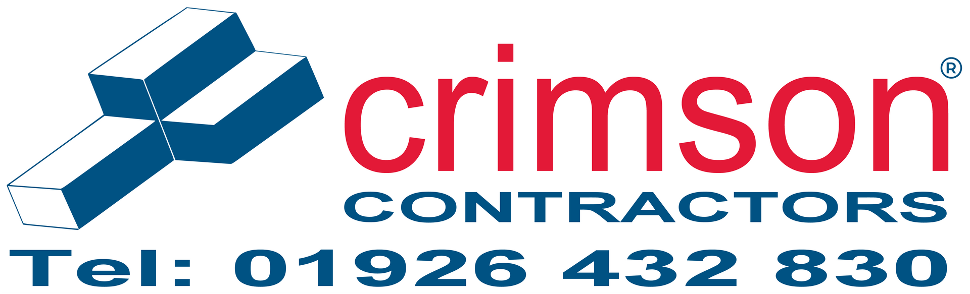 crimson contractors logo