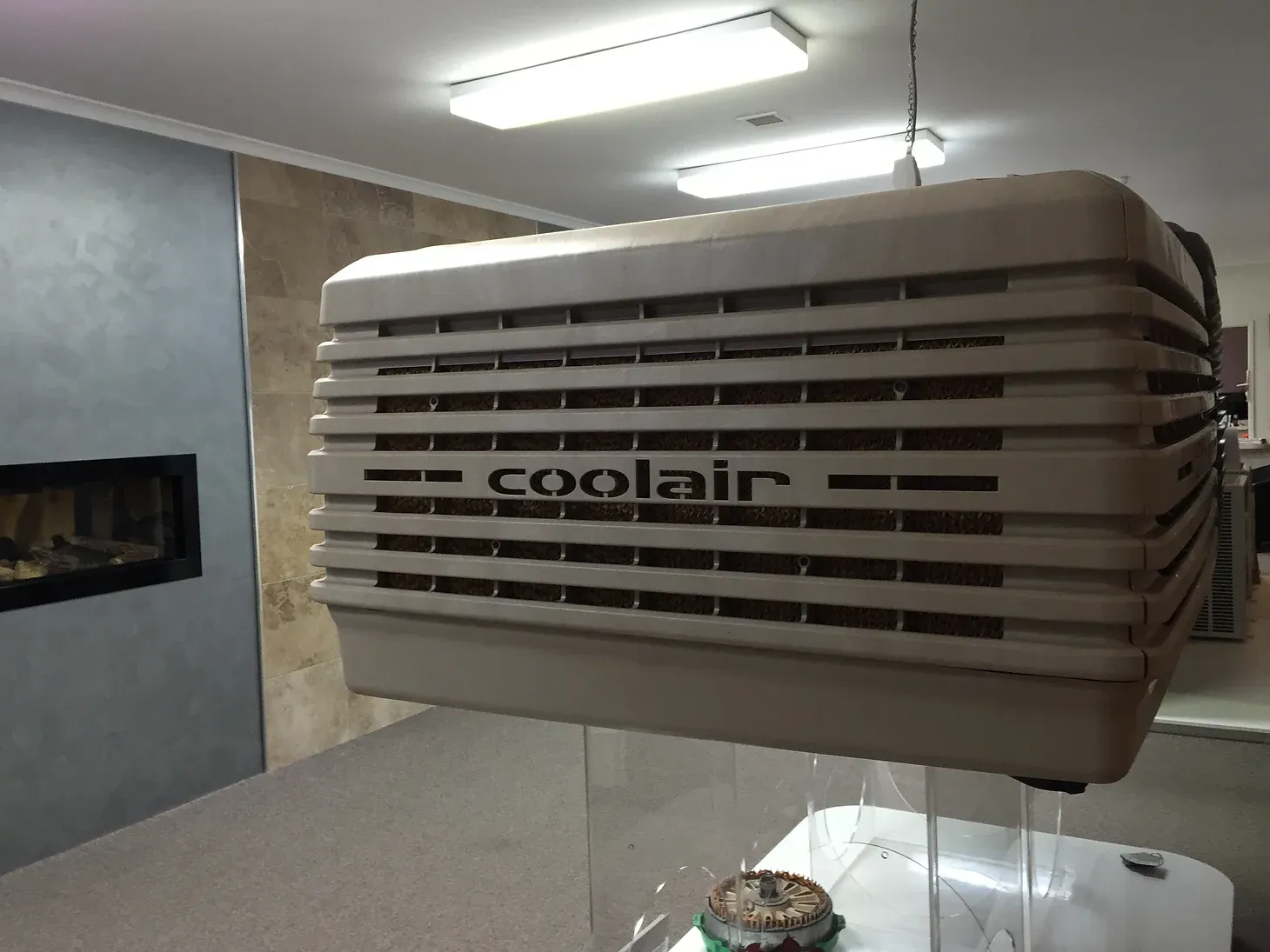coolair air conditioning unit on display at dwr servicing 