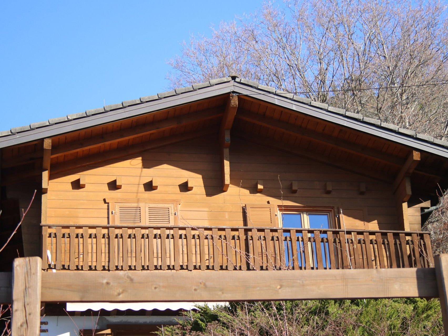 micro gommage chalet avant