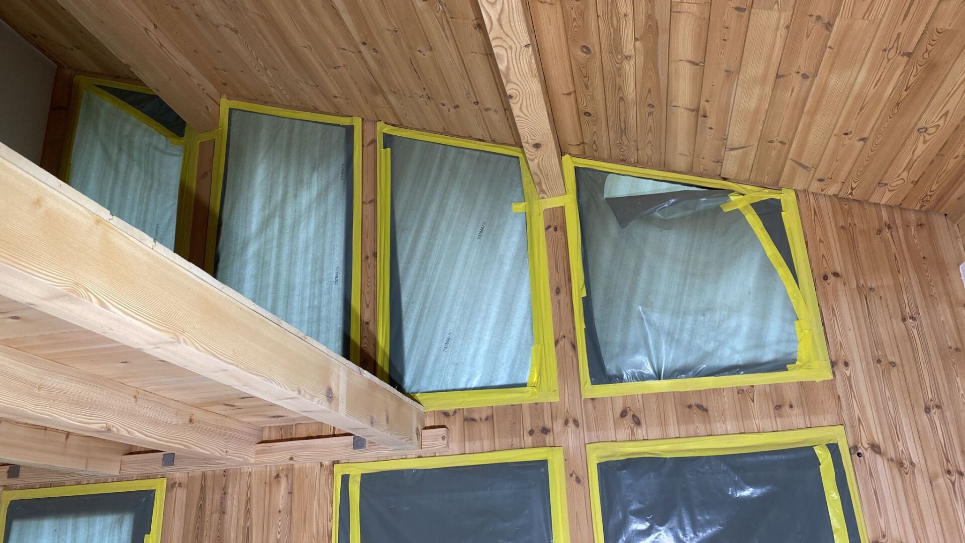micro gommage chalet intérieur après