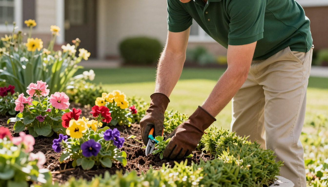 Flower bed maintenance for a tidy and colorful garden