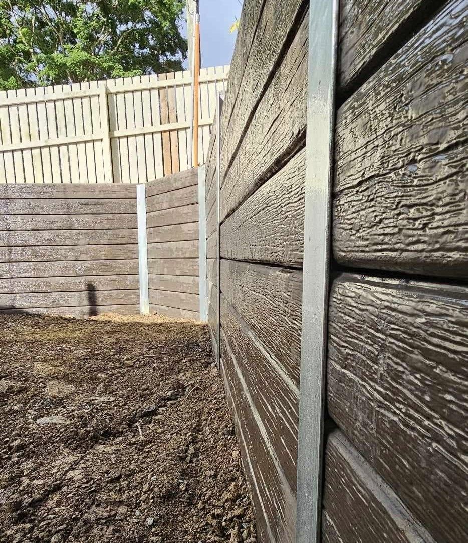 Retaining walls and hardscaping