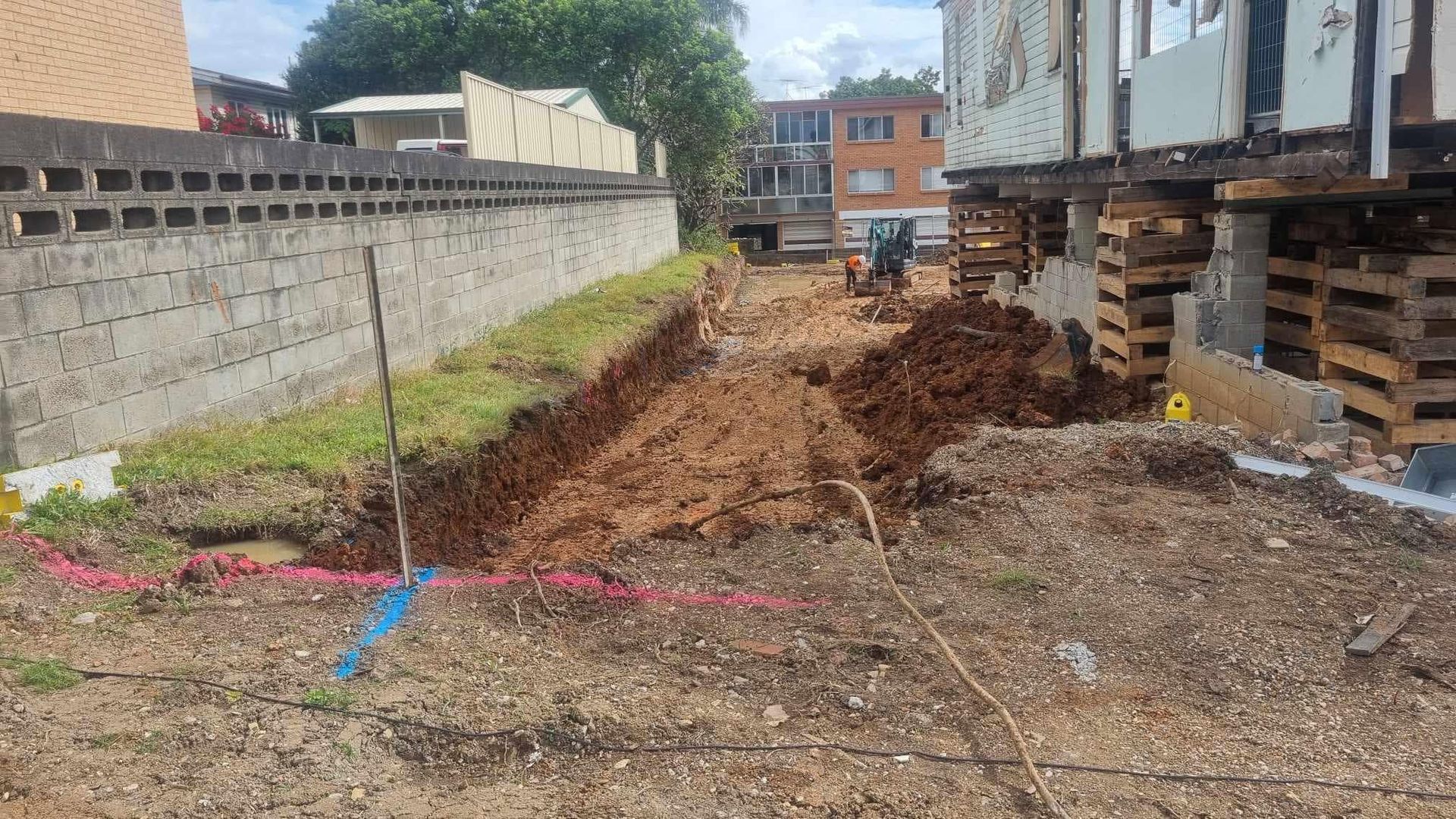 Site cuts and residential earthmoving