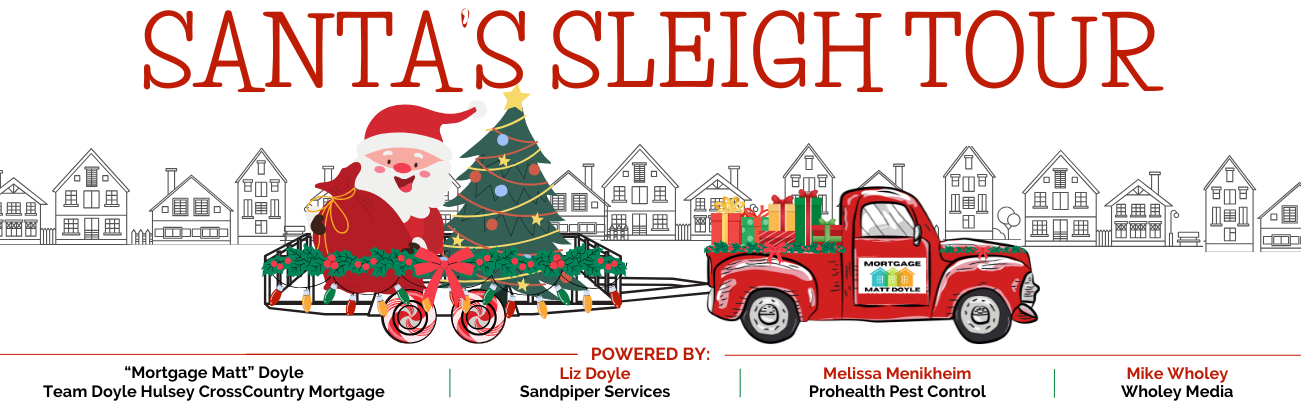 Santa's Sleigh Tour brought to you by Santa's Christmas Charities.