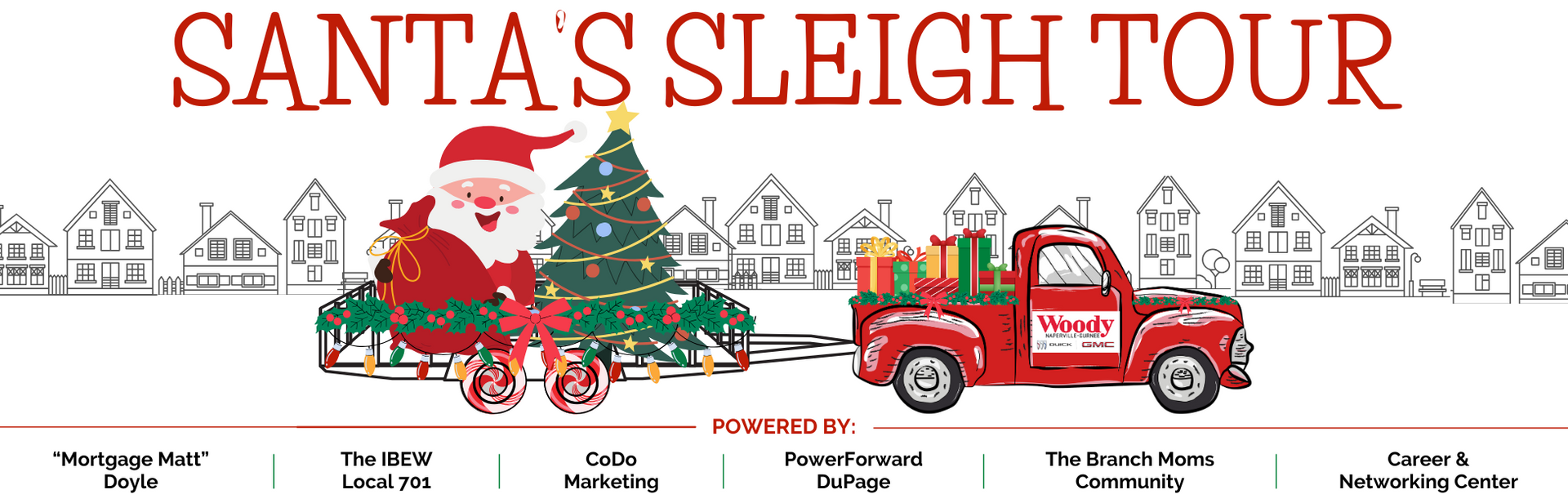 Santa's Sleigh Tour brought to you by Santa's Christmas Charities.