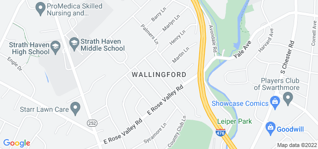 Map of business location