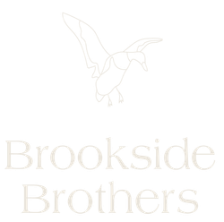 Brookside Brothers logo with a white line-art bird above the company name