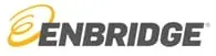 The Enbridge logo, featuring a stylized golden letter E followed by the company name in grey text.