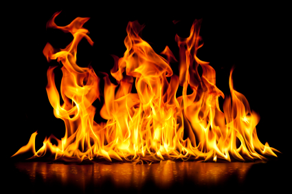 Fire at home