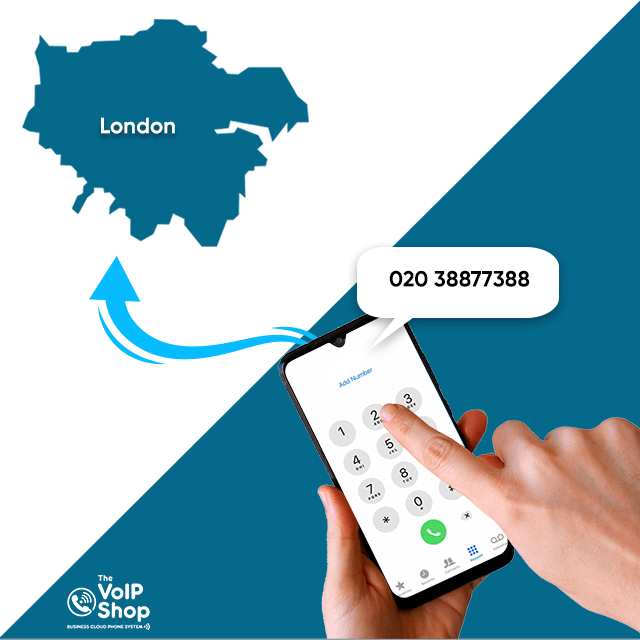 Get a 020 area code phone number in London