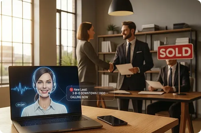 AI Receptionist for Real Estate AI Receptionist for Real Estate