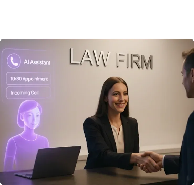 AI Receptionist for Law Firms AI Receptionist for Law Firms
