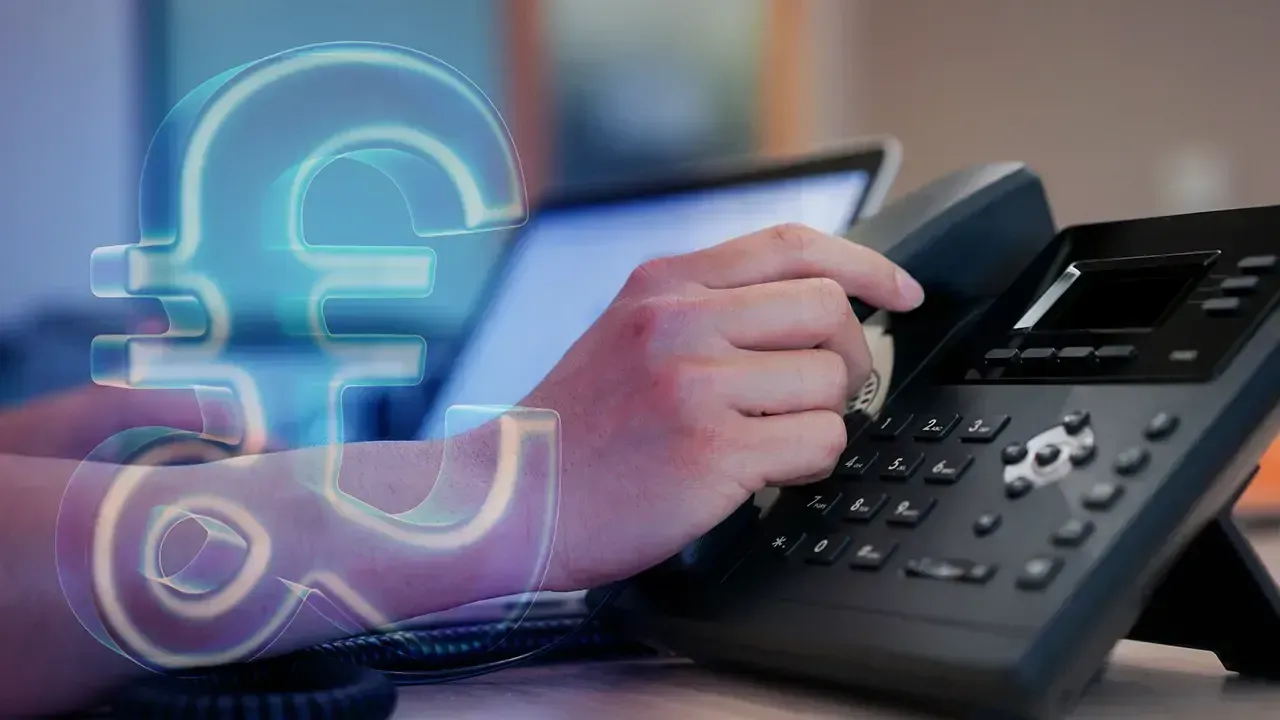 Modern small business VoIP phone system banner