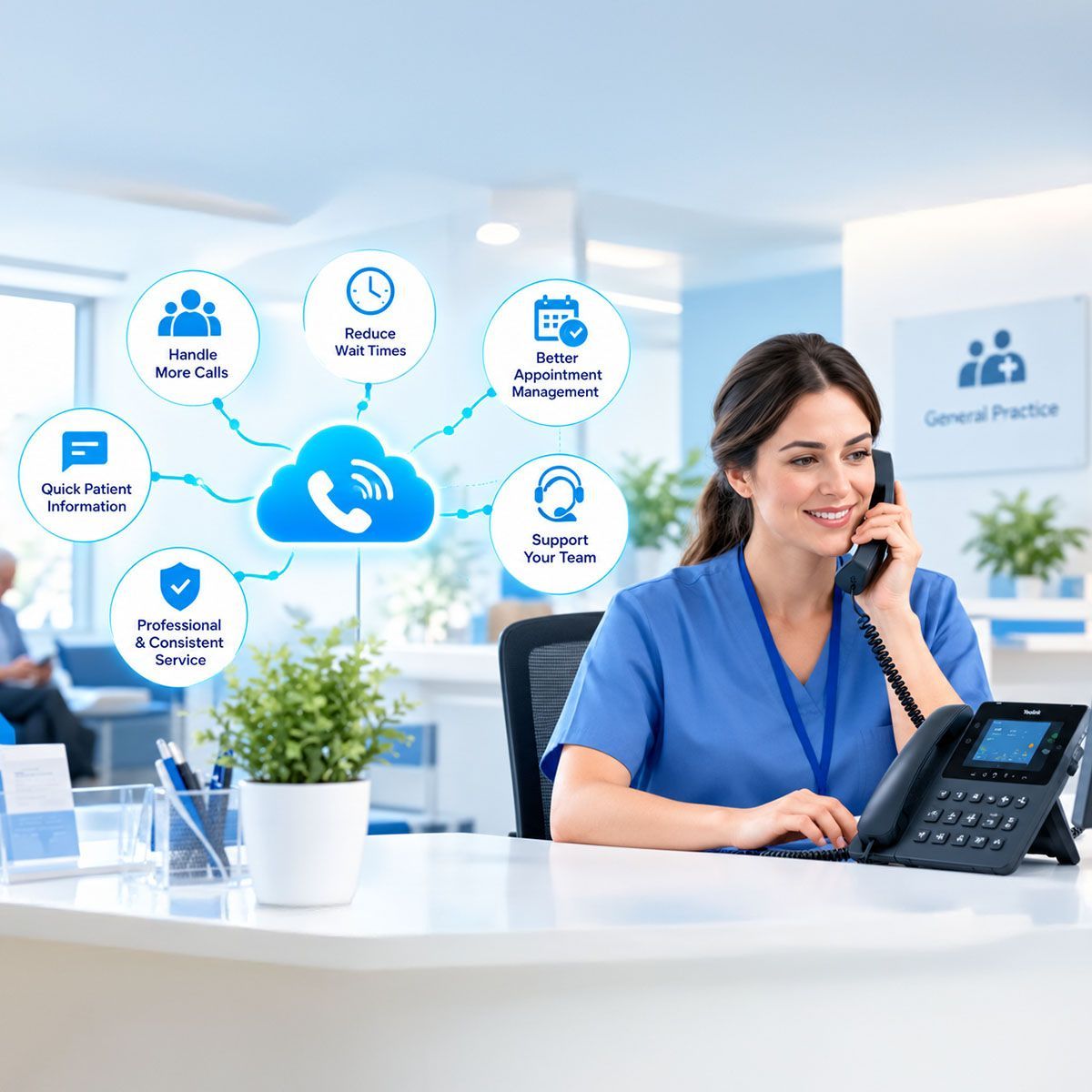 How Cloud Telephony Helps GP Reception Teams