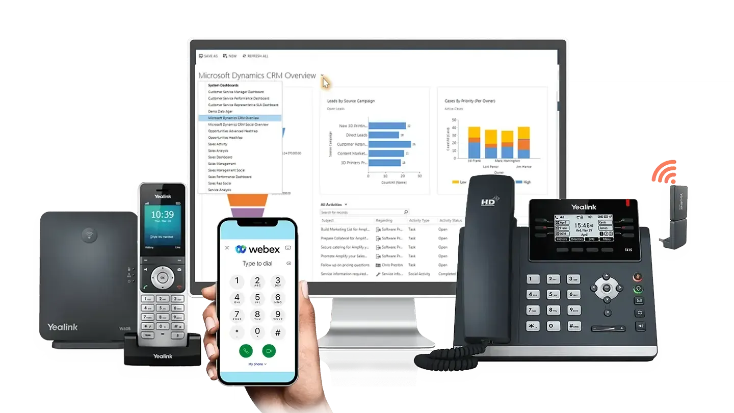 Microsoft Dynamics 365 CRM Integration with The VoIP Shop
