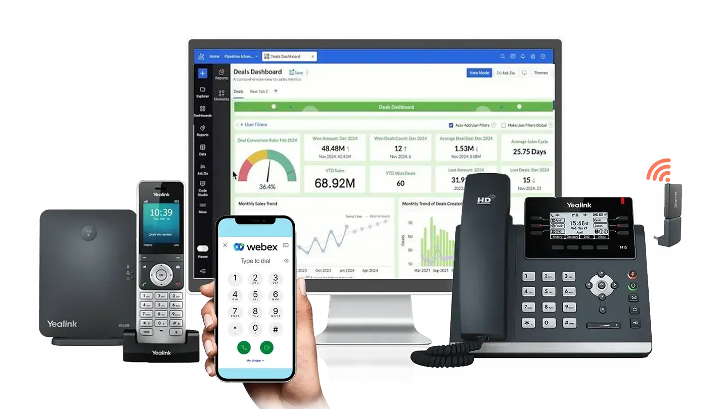 Zoho CRM Integration with The VoIP Shop Zoho CRM Integration with The VoIP Shop