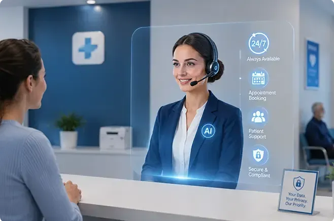 Meet Your AI GP Receptionist - Always On, Always Professional 