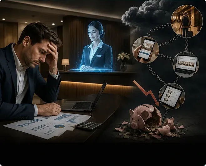 OTA Dependency and Lost Direct Revenue