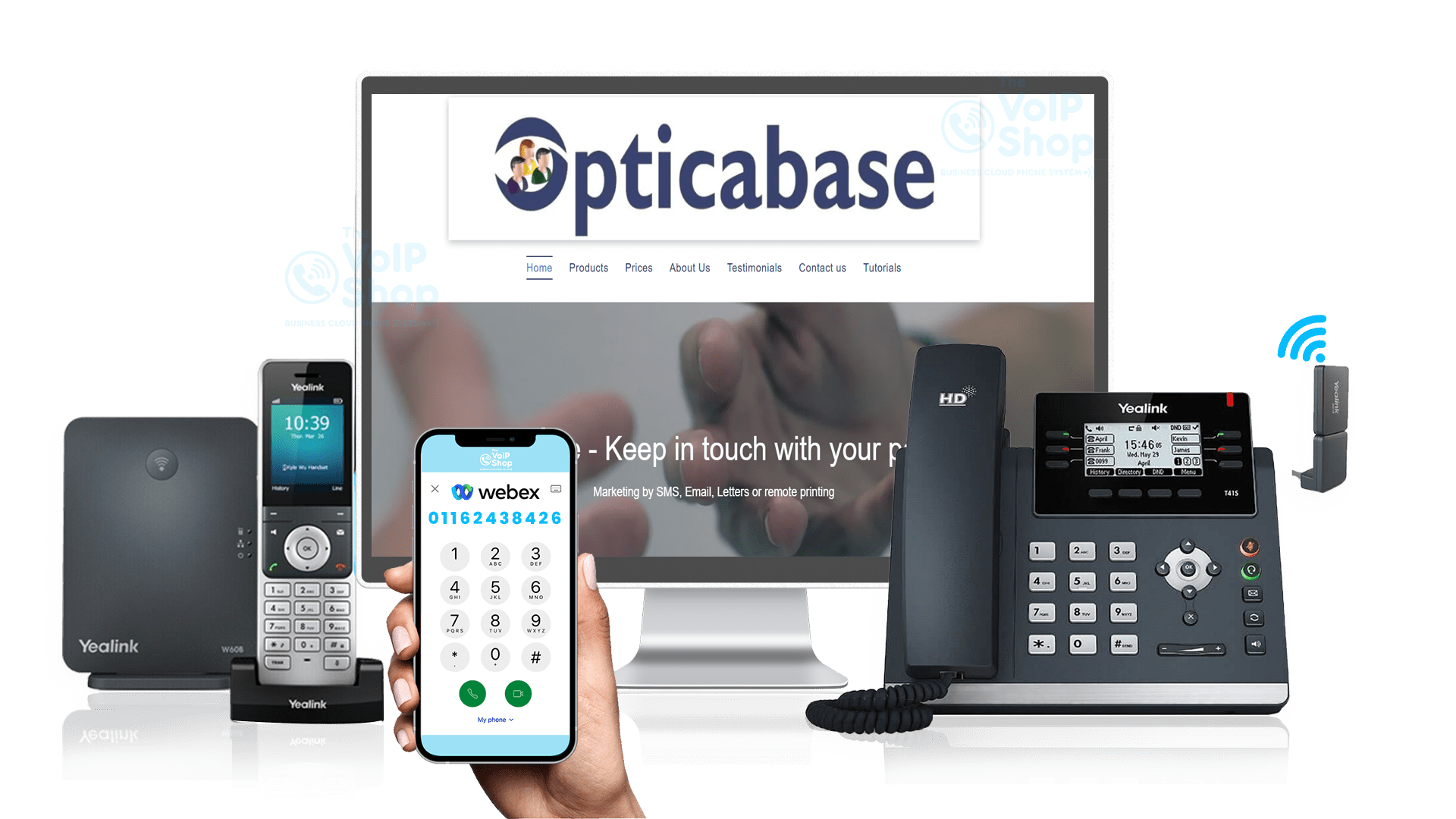 Opticabase CRM integration with VoIP Opticabase CRM integration with VoIP