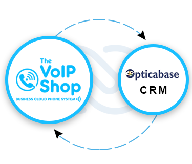Opticabase Call Integration with The VoIP Shop Opticabase CRM Call Integration with The VoIP Shop