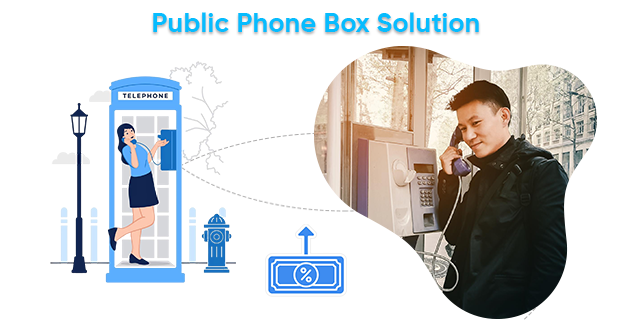 Public phone box solution