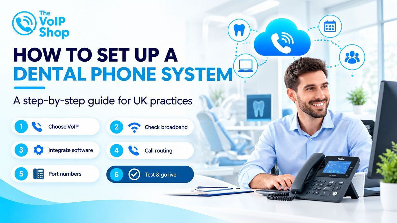 Setup a dental phone system