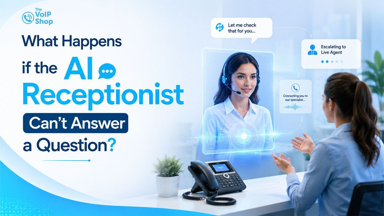 What Happens AI Receptionist Can't Answer a Question
