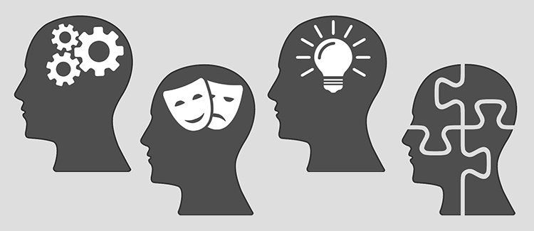 Teens taking personality test