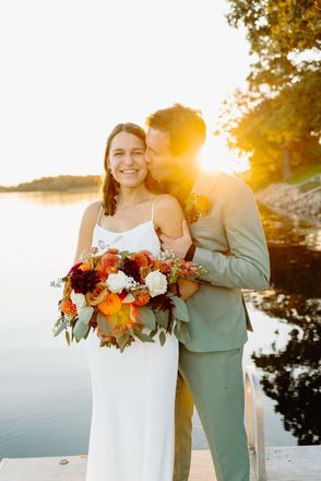 Bride and Groom Wedding Photos in Willmar, Minnesota with a Sauk Centre based Photographer
