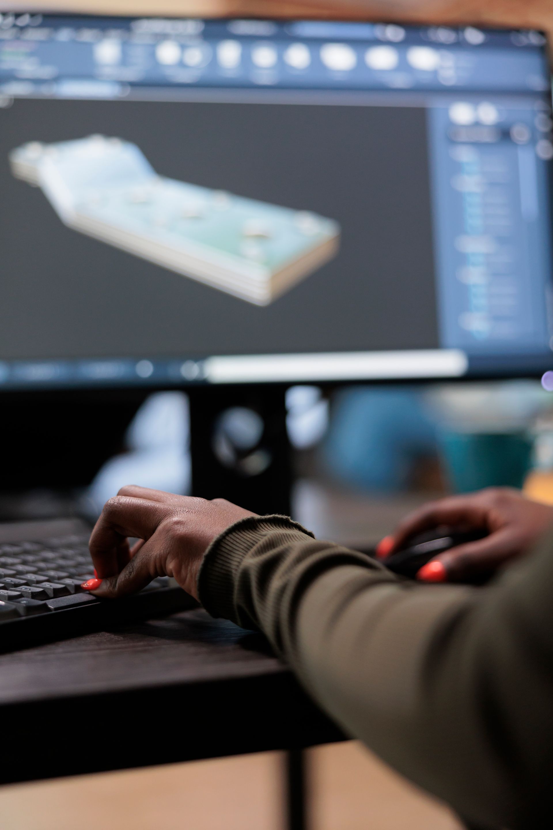 architect-engineer-pointing-architectural-building-prototype-analyzing-construction-model-computer