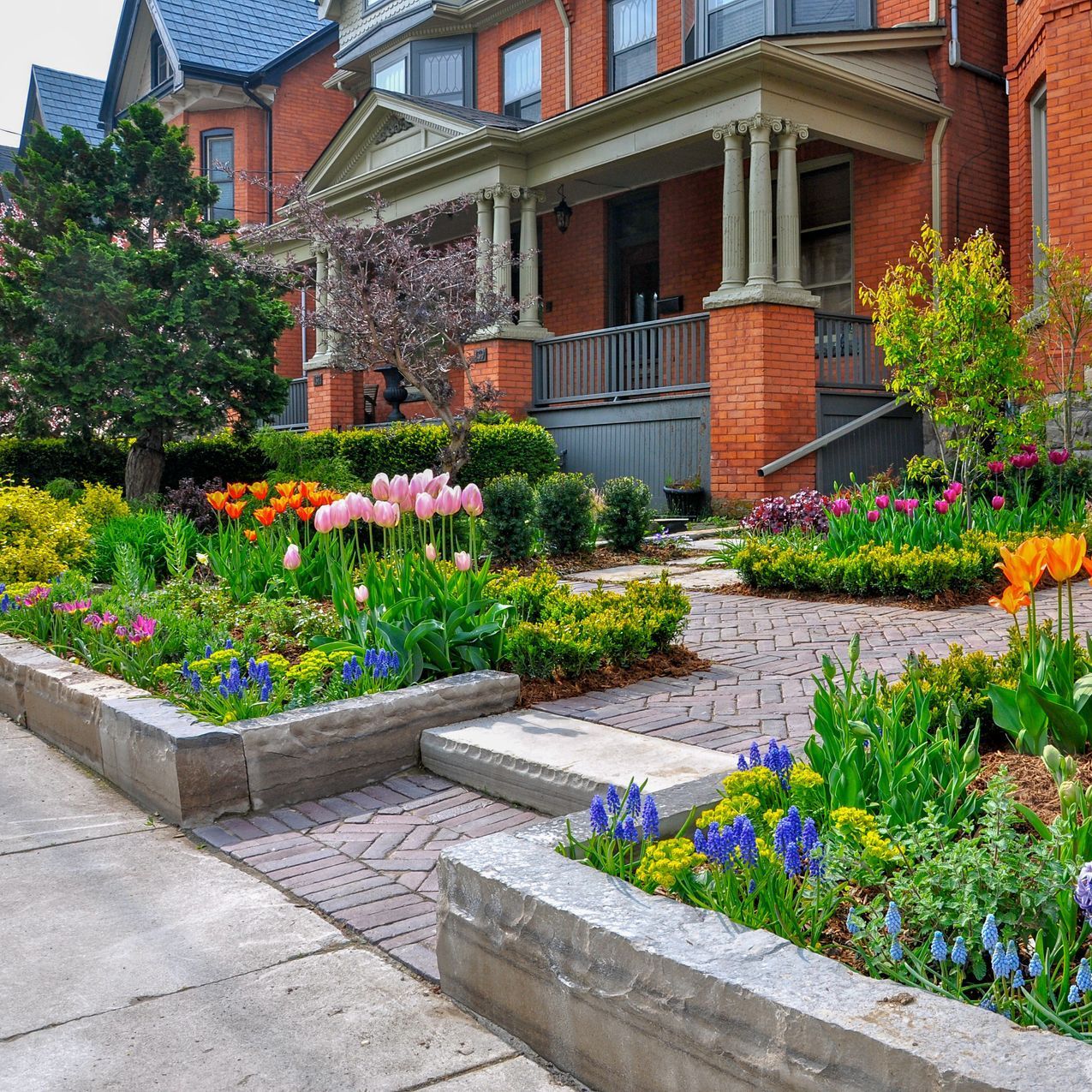 hardscape house front