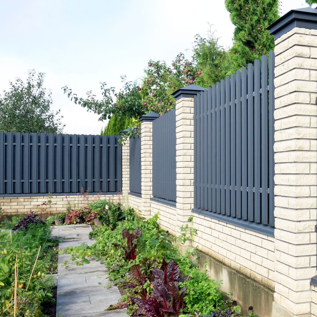 black fence