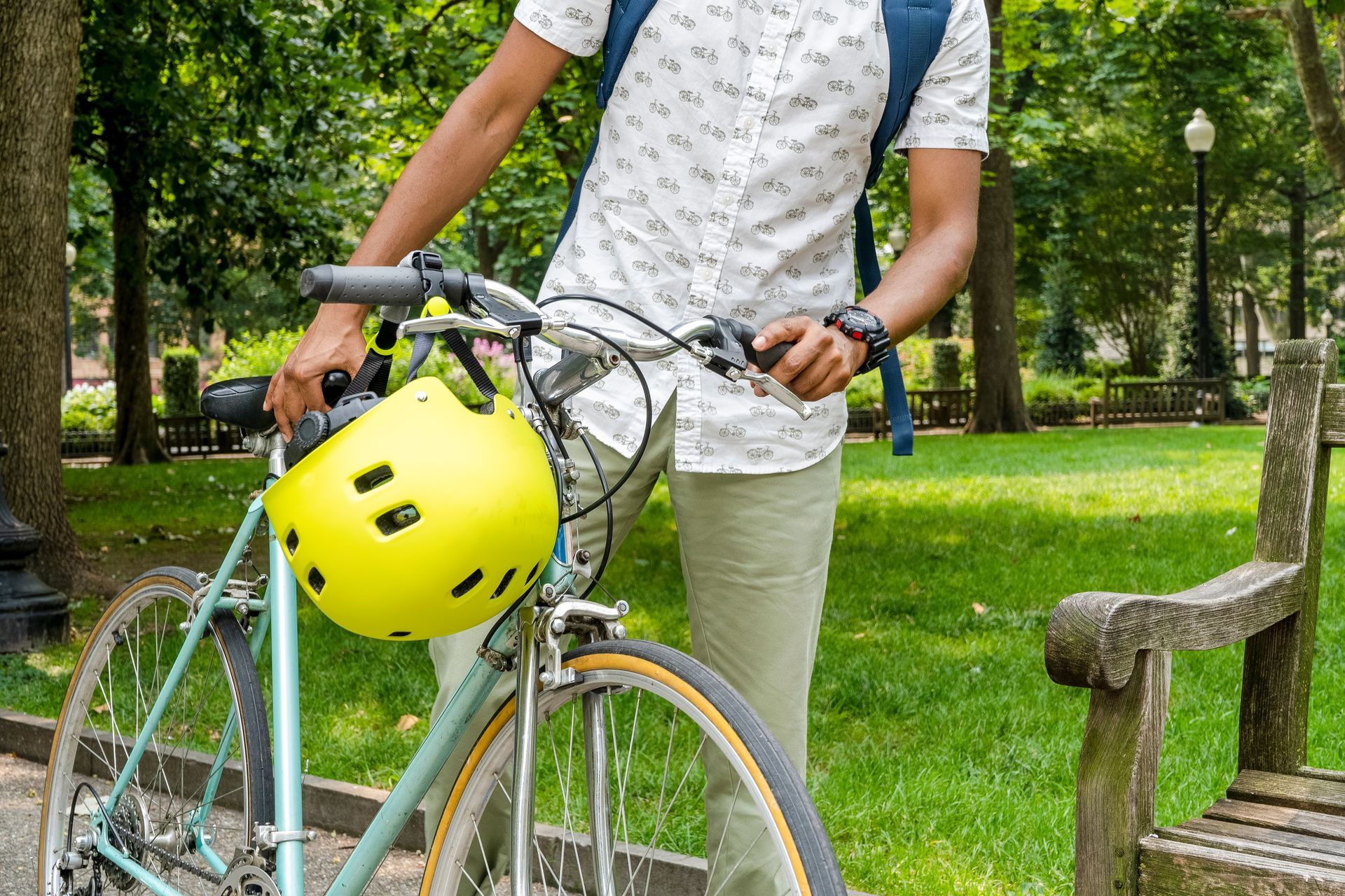 Head to the Mill Shopping Centre on your bike and use our bike racks to safely stow your bike.