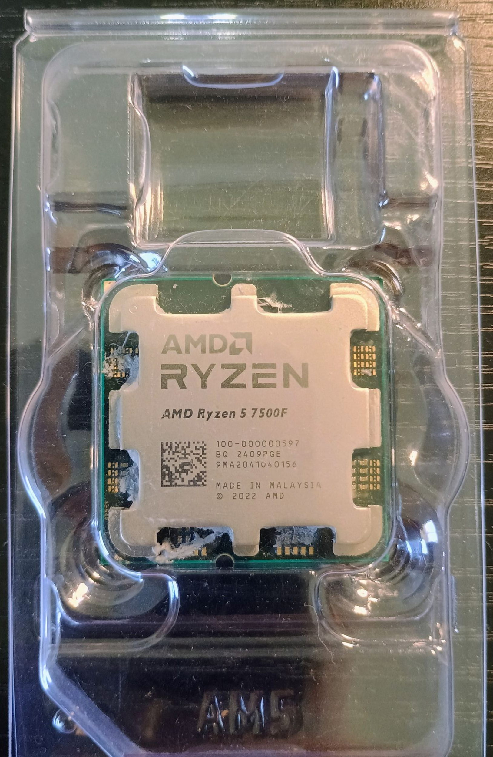 AMD Ryzen 5 7500F 3.7 GHz 6-Core Processor