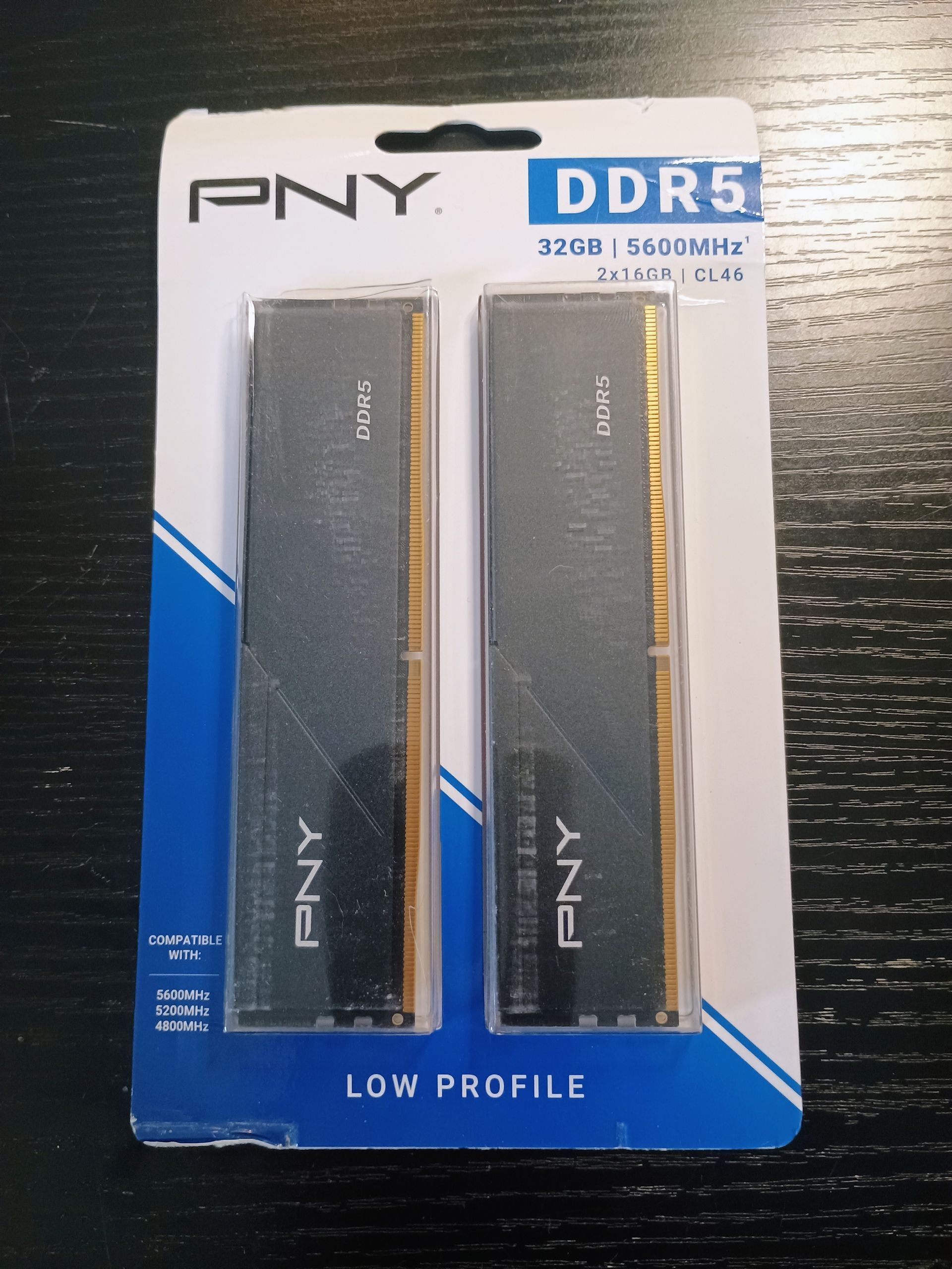 PNY 32GB DDR5-5600 CL46-46-46-96 1.1V